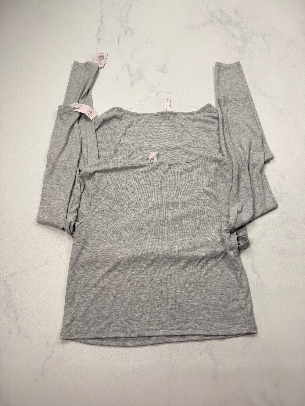 Auden T Shirt Gray 2010s Minimalist Bundle of 2 - Womens XL NWT